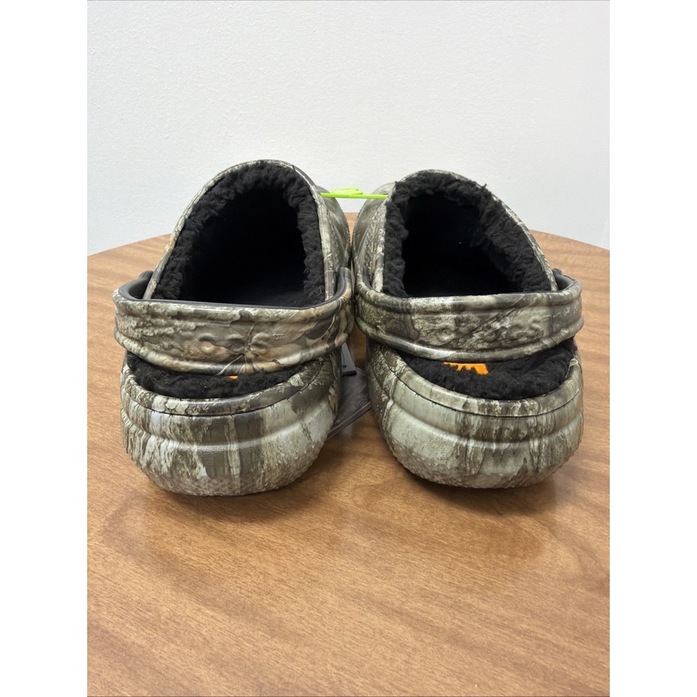 Crocs Realtree APX Lined Classic Camo Clog Men 9 Women 11 Camouflage New Green - Picture 5 of 10